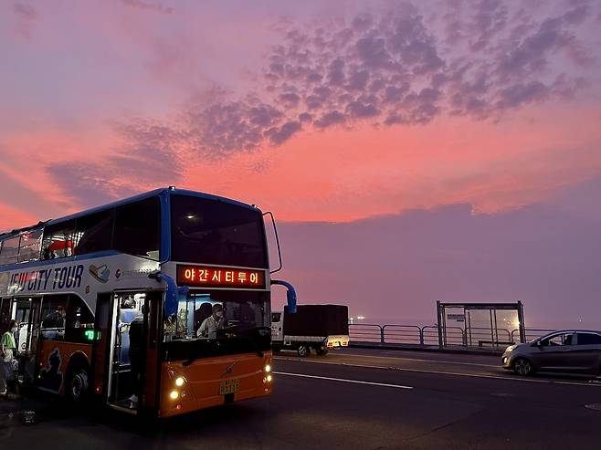 제주 야밤버스 운행 [제주도관광협회 제공, 재판매 및 DB 금지]