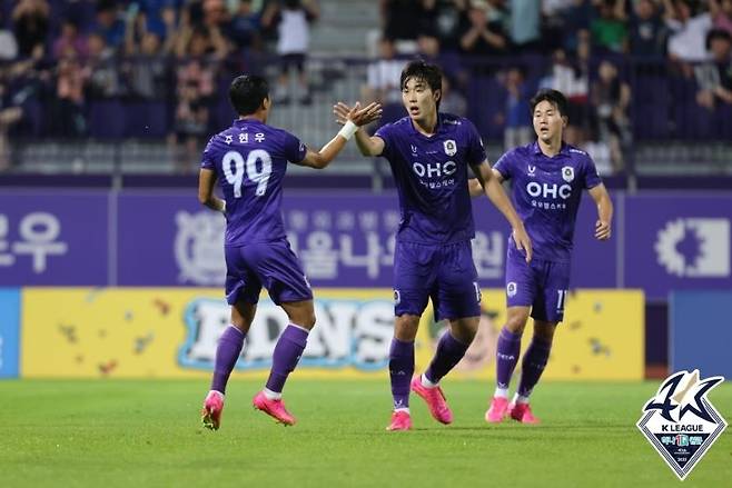 안양 선수단 [한국프로축구연맹 제공. 재판매 및 DB 금지]