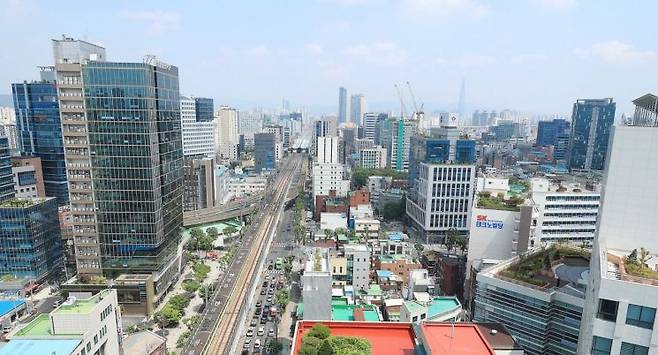 성동구 성수동 일대 전경