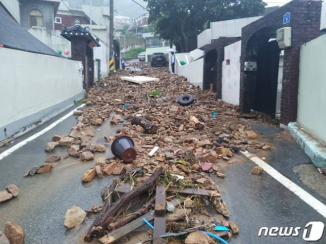 대전 유성구가 18일 산사태 위험지역 주민들에게 대피령을 내렸다. (자료사진) /뉴스1 ⓒ News1