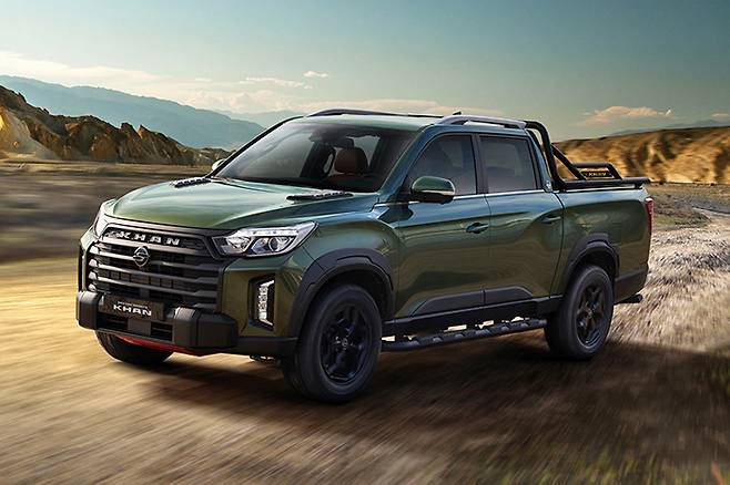 렉스턴 스포츠 칸. [KG모빌리티 제공]