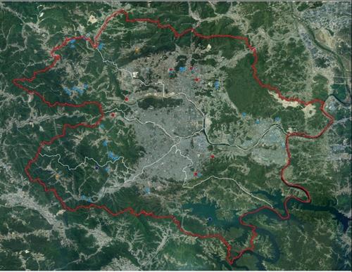 2022년 3월 해제된 대전시 개발제한구역 [대전시 제공, 재판매 및 DB 금지]