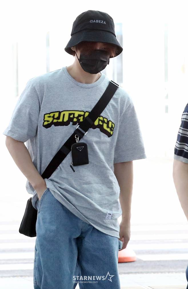 스트레이키즈 리노 '힙한 공항패션'[★포토]