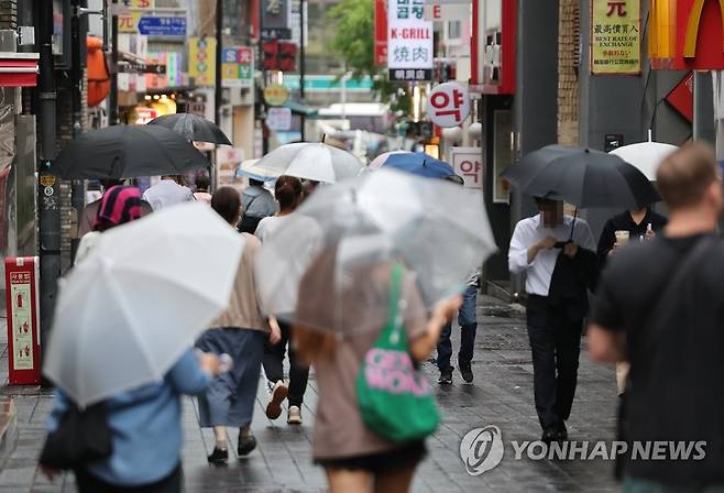 서울 명동 거리 [연합뉴스 자료사진]