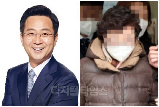 박성준(왼쪽) 더불어민주당 대변인과 윤석열 대통령 장모 최은순씨. <디지털타임스 DB, 연합뉴스>