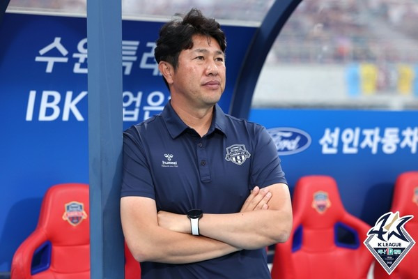 김도균 수원FC 감독. 한국프로축구연맹 제공