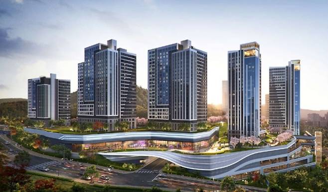 부민2구역 재개발 투시도 [사진 = 센티니얼 사업단]