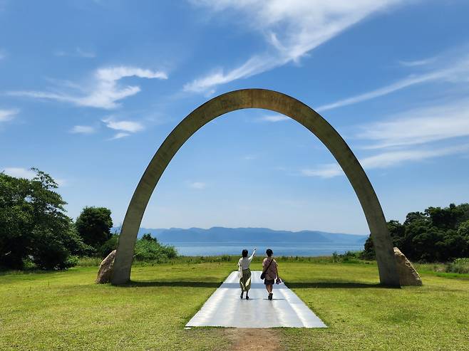 이우환미술관 야외조각공원