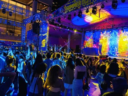 뉴욕 링컨센터에서 