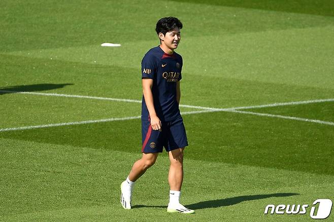 파리 생제르맹(PSG)의 이강인.  ⓒ AFP=뉴스1