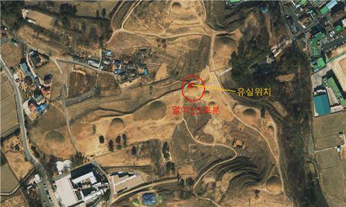 사적 '함안 말이산 고분군' 피해 위치  [문화재청 제공. 재판매 및 DB 금지]