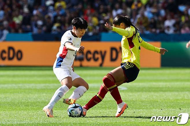 한국 여자 대표팀의 이금민. ⓒ AFP=뉴스1