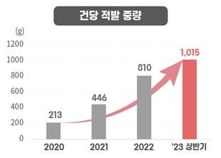 ‘건당 적발 중량’ 계산 시 ‘21년 초대형 밀수사건 2건(필로폰 402.8kg, 코카인 400.4kg)은 특이치로 제외. 관세청 제공