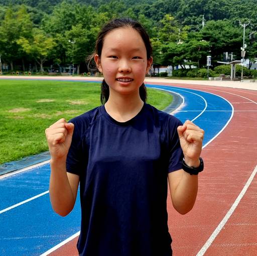 회장배 제21회 전국중·고육상선수권대회 여자 중등부 3천m 경보서 우승한 권서린. 서강준기자