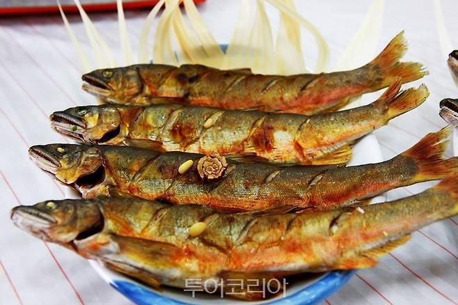 은어 구이.[사진-곡성군]