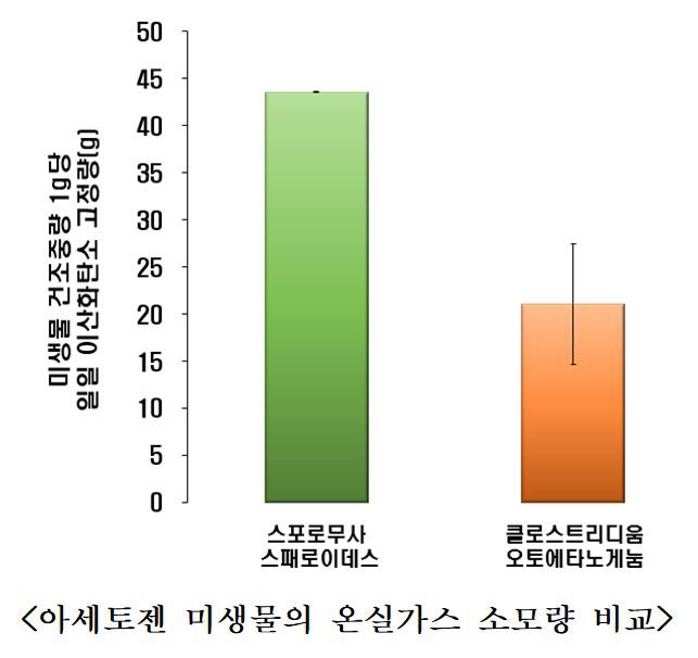 환경부는 이산화탄소를 알코올로 바꾸는 국내 자생 미생물(좌측)이 미국 민간기업 '란자테크'가 활용하는 미생물(우측)보다 이산화탄소 분해 능력이 2배 이상이라고 밝혔다. /환경부 제공