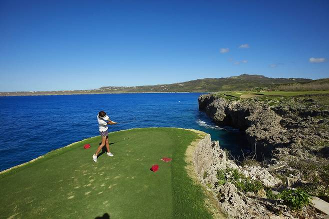 LPGA 2023 US오픈의 페블비치를 연상케 하는 사이판 라오라오CC 6번홀