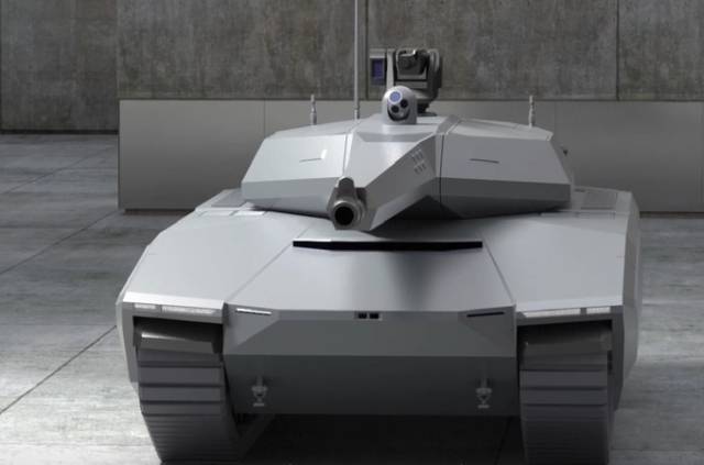 DX코리아(대한민국방위산업전) 2022 전시회에서 공개한 차세대 전차CG. 사진=현대로템 홍보영상 캡처