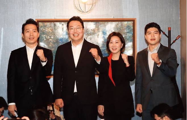 3월 전당대회를 앞두고 뭉친 ‘천아용인’ 허은아 국민의힘 의원은 최고위원후보로 출마했다.