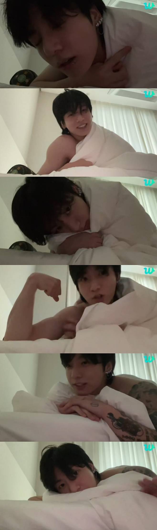 /사진=정국 위버스 라이브 방송