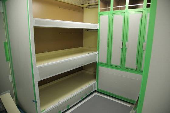 정조대왕함의 수병 격실. 이철재 기자