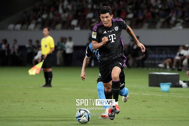 ▲ 뮌헨 데뷔전을 치른 김민재