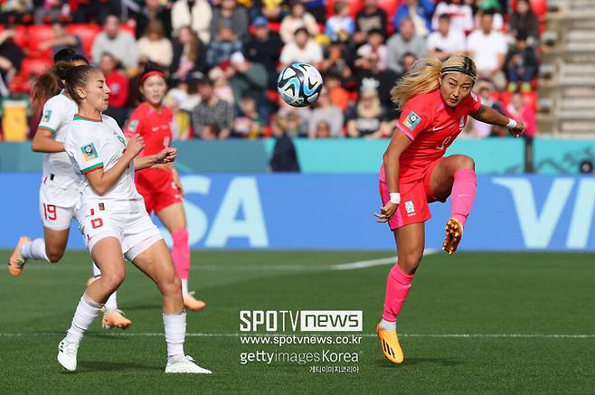 ▲ 여자월드컵 조별리그 2차전에서 모로코에 패한 한국 여자축구 대표팀