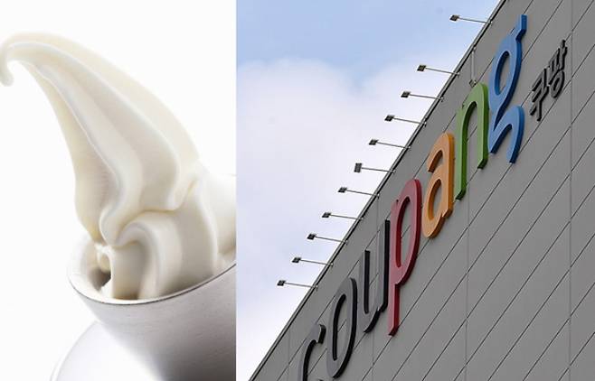 아이스크림(왼쪽)·쿠팡 건물 사진. 스마트이미지 제공·박종민 기자