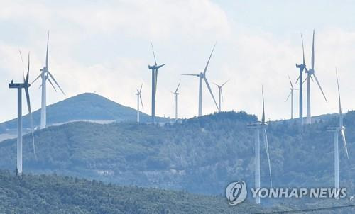 태백지역 풍력 발전기 [촬영 배연호]