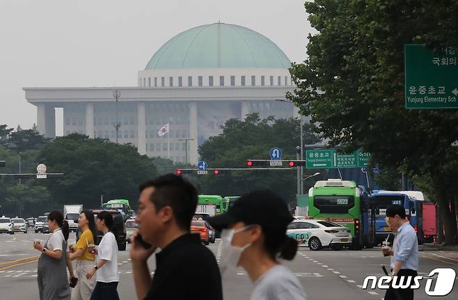 국회의사당 모습.  뉴스1 ⓒ News1 송원영 기자