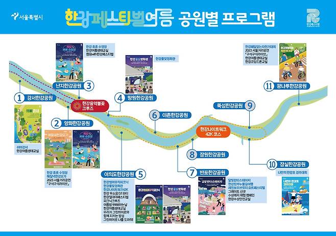 '2023 한강페스티벌_여름' 프로그램. /서울시 제공