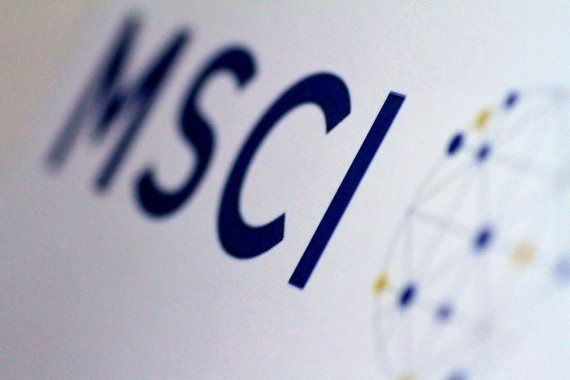 미국 금융기업 모건스탠리캐피털인터내셔널(MSCI)의 로고.로이터뉴스1