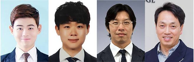 [서울=뉴시스] (왼쪽부터) 민원경 제1저자, 원치형 제1저자, 이태윤 교수, 김현재 교수 (사진=연세대 제공) *재판매 및 DB 금지 *재판매 및 DB 금지
