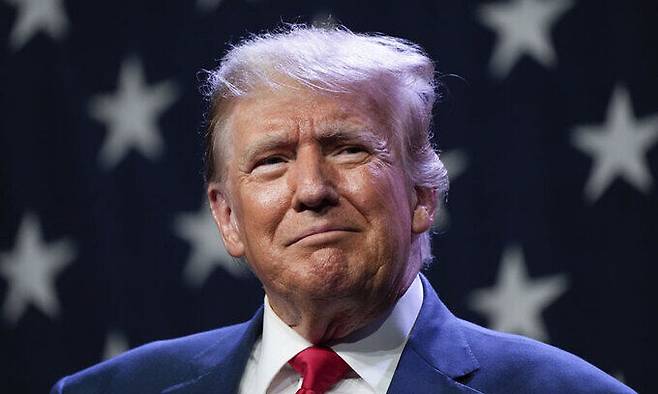 도널드 트럼프 전 미국 대통령. AP연합뉴스