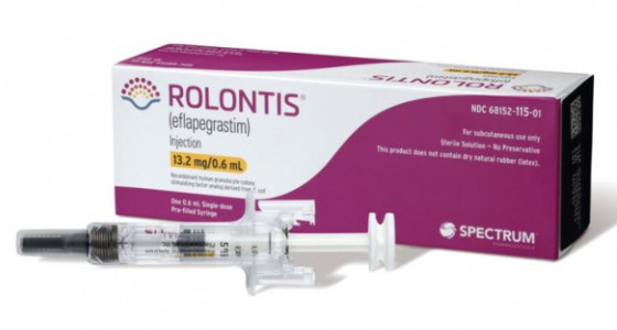 Hanmi Pharmaceutical Co.’s neutropenia treatment Rolontis. [Courtesy of Hanmi Pharmaceutical]