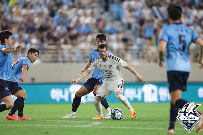 ▲ 울산 현대가 대구FC와 0-0으로 비겼다. ⓒ한국프로축구연맹