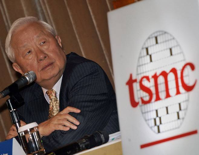 모리스 창 TSMC 회장.(사진=AFP)