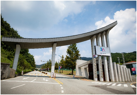 한국영상대 전경.