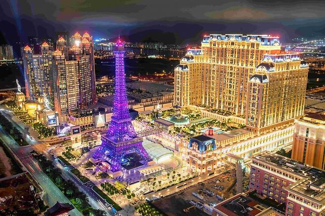 코타이 스트립(Cotai Strip) 야경. 마카오관광청 제공