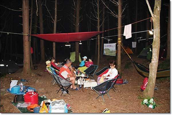 2015년 춘천 모 박지에서 피서 비박을 했다.