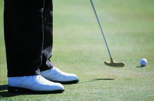 1950~1960년대 선풍적인 인기를 끌었던 불스 아이 퍼터. 센터 샤프트 디자인을 적용해 관성모멘트 성능이 뛰어났다. Getty Images