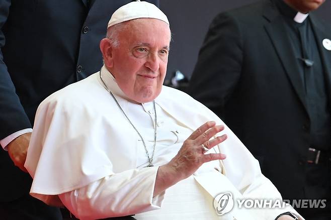 프란치스코 교황 [AFP 연합뉴스 자료 사진. 재판매 및 DB 금지]