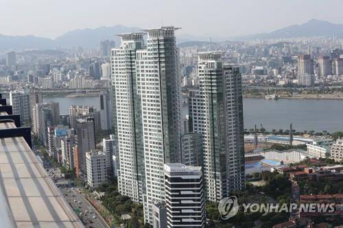 무량판 구조가 적용된 강남구 삼성동 아이파크 
[연합뉴스 자료사진]