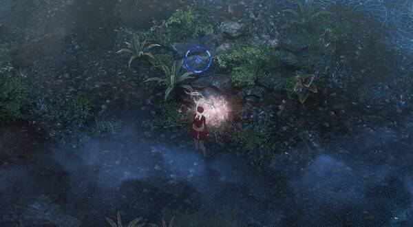 - 음파 탐지 스킬을 켜면 근처에 유물이 있을 시 파란 색으로 깜빡거린다