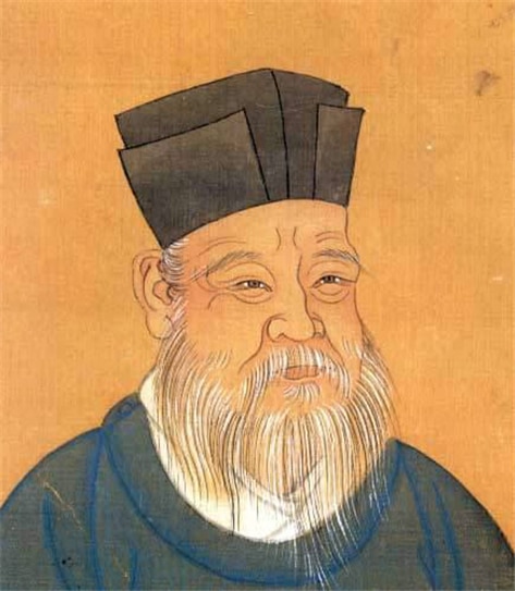 중국 남송 주자학의 장시자 주희(朱熹, 1130-1200)의 초상화. /공공 부분
