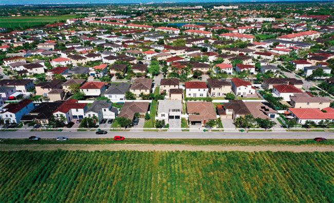 미국 단독주택 단지. [GETTYIMAGES]