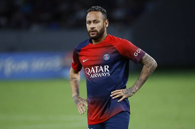 Soccer Football - Friendly - Paris St Germain v Inter Milan - Japan National Stadium, Tokyo, Japan - August 1, 2023 Paris St Germain's Neymar after the match REUTERS/Kim Kyung-Hoon