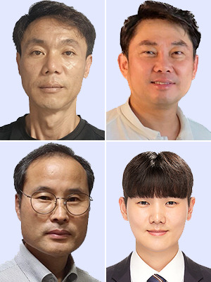 유병조(왼쪽 위 시계방향으로), 정영석, 한근수, 양승준