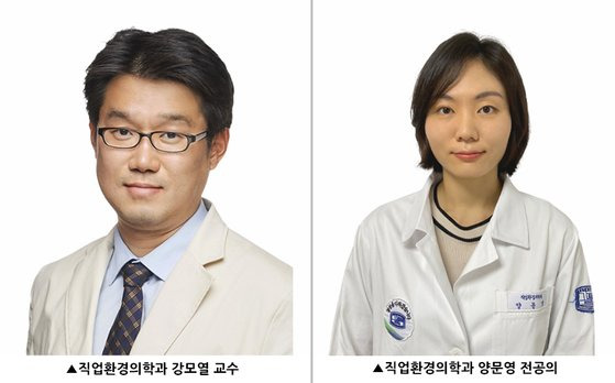 서울성모병원 직업환경의학과 연구팀이 근로자 5만여명을 조사한 결과 장시간이면서 불규칙적으로 일하는 근로자는 근골격계 통증 위험이 3배 이상 높았다. 사진 병원 제공