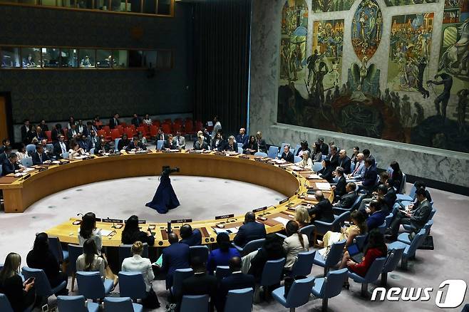 유엔안전보장이사회. ⓒ AFP=뉴스1